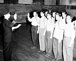 1947 - Naval Reserve Swearing In